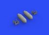 Eduard 632158 US 1000lb bombs 1/32 
